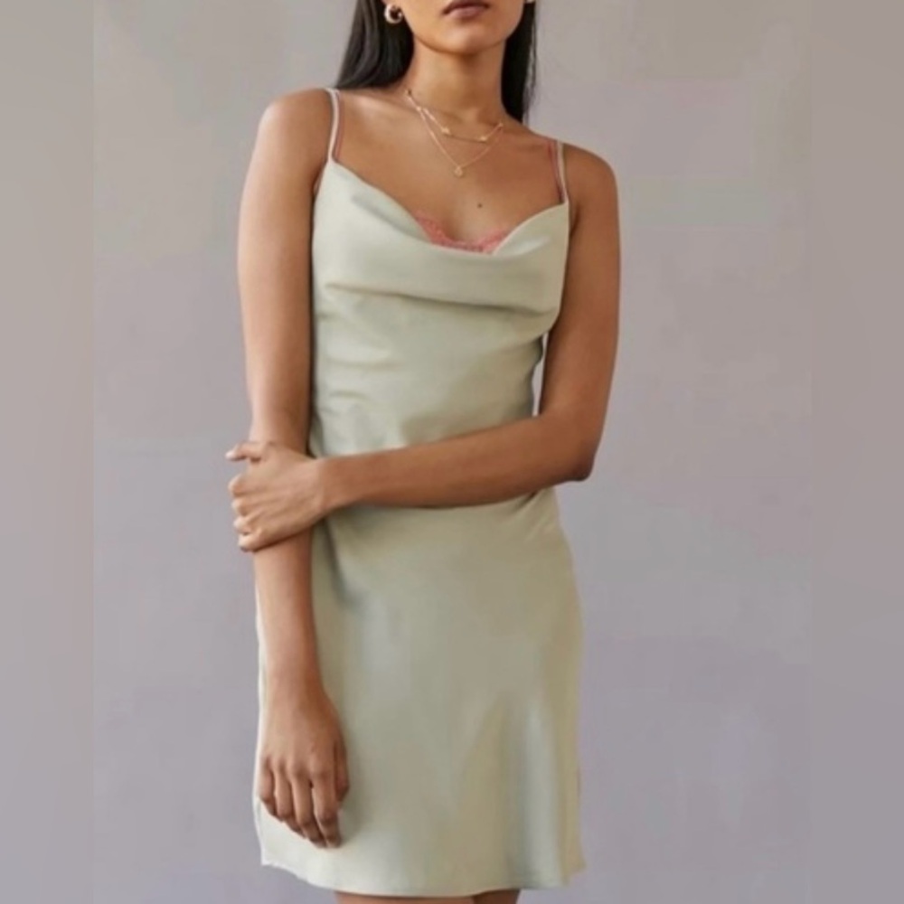Urban outfitters sage dress large LG